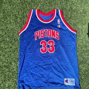 Vintage Champion Grant Hill Detroit Pistons jersey